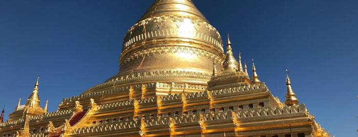 Shwezigon Pagoda is one of Pagoda hopping through Myanmar.