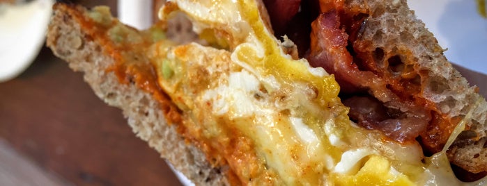 Mike & Patty's is one of 40 Cure-All Breakfast Sandwiches.