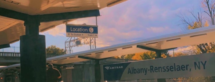 Albany-Rensselaer Station is one of Tempat yang Disukai Alex.