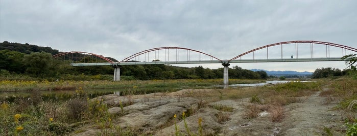 多摩川横断水道橋 (拝島水道橋) is one of 多摩川.