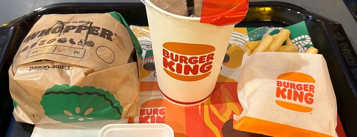 Burger King is one of 食べる.