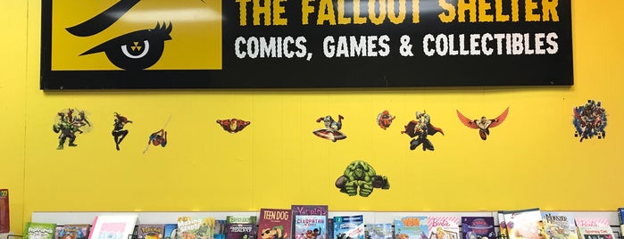 The Fallout Shelter: Comics Games & Collectibles is one of Places.
