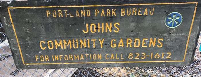 John's Community Garden is one of Portlands parks and gardens.
