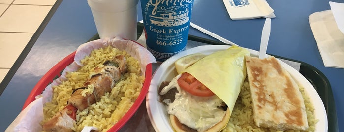Yanni's Greek Express is one of Favorite Food.