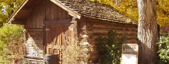 Bigler Cabin is one of Pioneer Village.