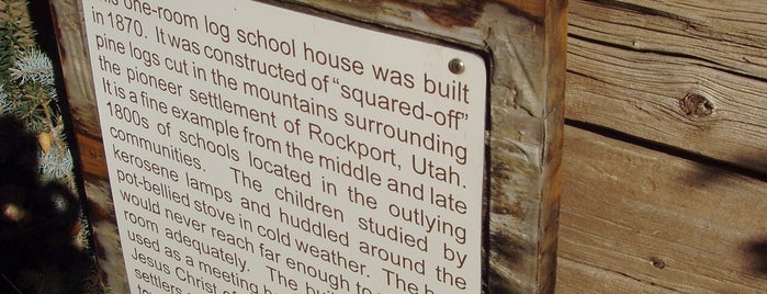 Schoolhouse is one of Pioneer Village.