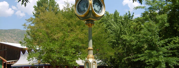 Main Street Clock is one of Pioneer Village.