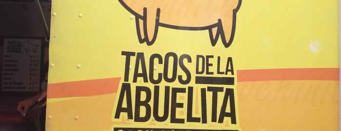 Tacos de la Abuelita (Cochinita Pibil) is one of สถานที่ที่ Gabriel ถูกใจ.