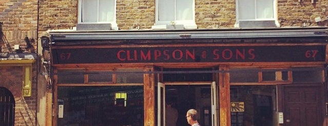 Climpson & Sons is one of The London Coffee Guide.