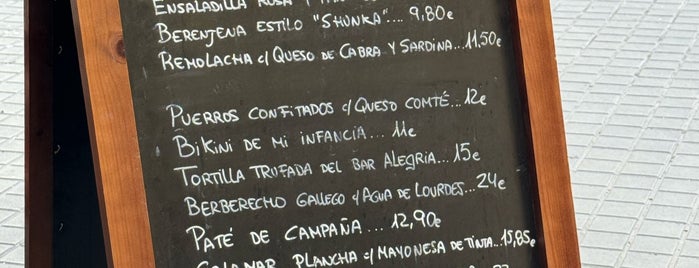 Bar Alegría is one of The_SpanishFoodHunter D+.