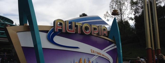 Autopia is one of Disneyland Paris.