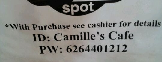 Camille's Sidewalk Cafe is one of Wi-Fi sync spots (wifi).