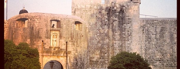 Dubrovnik City Walls is one of UNESCO destinations in Croatia.