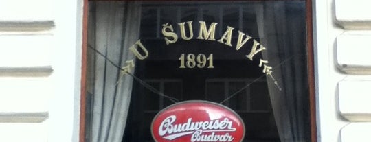 Restaurace U Šumavy is one of Prague beer safari.