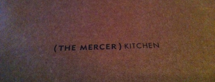 Mercer Kitchen is one of NYC: Let's meet for breakfast....