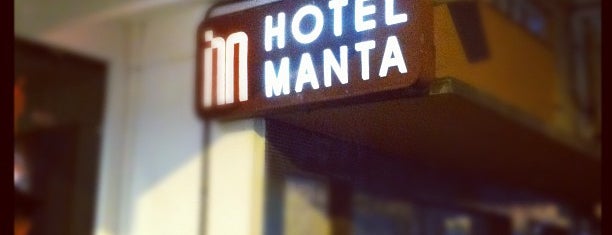 Hotel Manta is one of Orte, die Bruna gefallen.