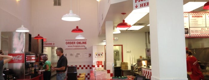 Five Guys is one of Austin Burgers.