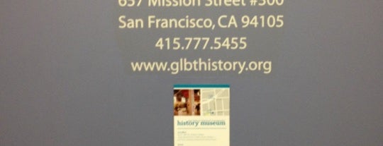 GLBT Historical Society is one of ROAM.