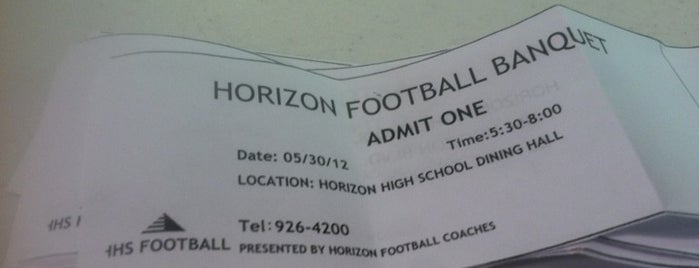 Horizon High school is one of Horizon City.