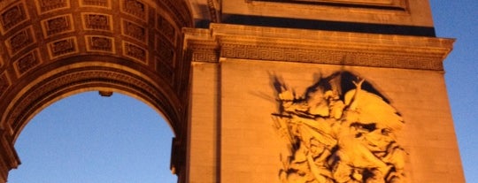 Arc de Triomphe de l'Étoile is one of Eurotrip.