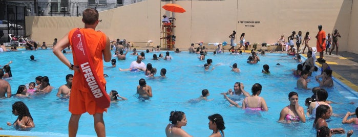 Fisher Pool is one of NYC Parks' Free Outdoor Swimming Pools.
