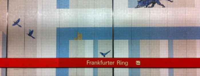 U Frankfurter Ring is one of U-Bahnhöfe München.