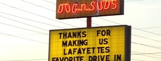 Dog n Suds Lafayette is one of Best of L.A. (The Lafayette Area)!.