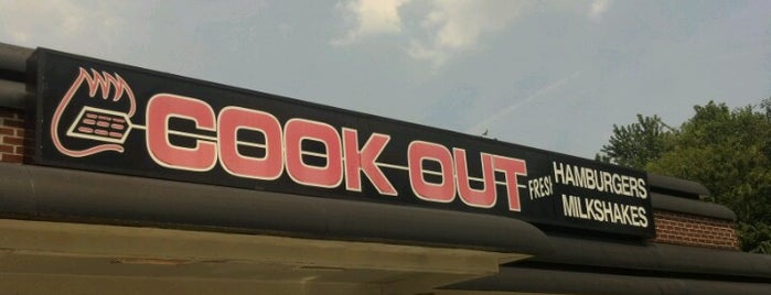 Cook Out is one of Mike’s Liked Places.