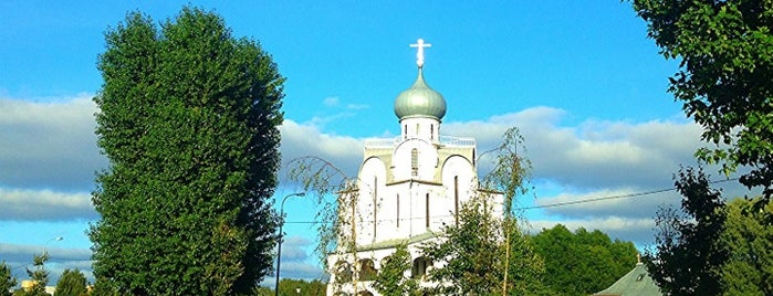 Пискарёвская церковь Благовещения Пресвятой Богородицы is one of Объекты культа Санкт-Петербурга.