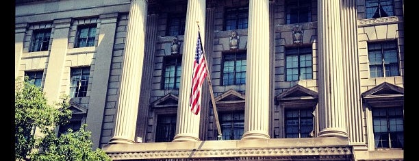 U.S. Department of Commerce - Herbert C. Hoover Building is one of Federal Departments.
