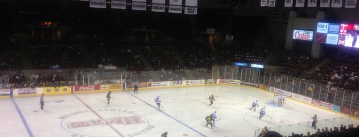 Mullins Center is one of 2012-13 Merrimack College Hockey Road Trips.