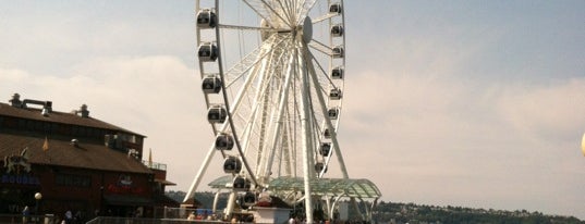 The Seattle Great Wheel is one of Mom & Dad.