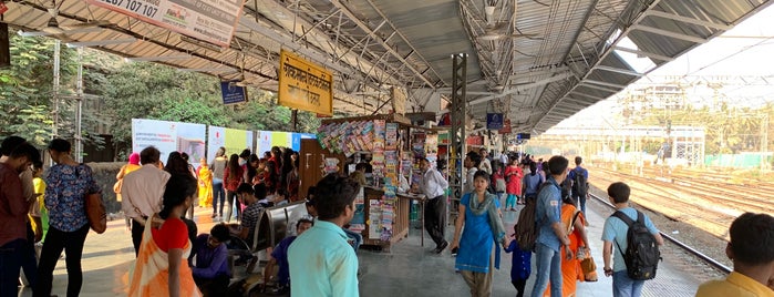 Vidyavihar Railway Station is one of visits.