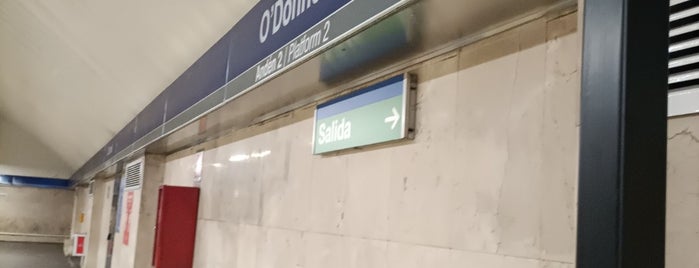 Metro O'Donnell is one of Paradas de Metro en Madrid.