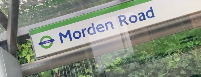 Morden Road London Tramlink Stop is one of Trams.