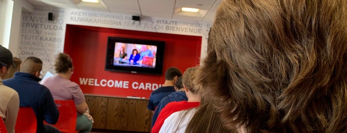 Lucina Hall is one of Ball State.