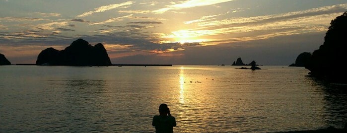 大田子海岸 is one of 日本の夕陽百選.