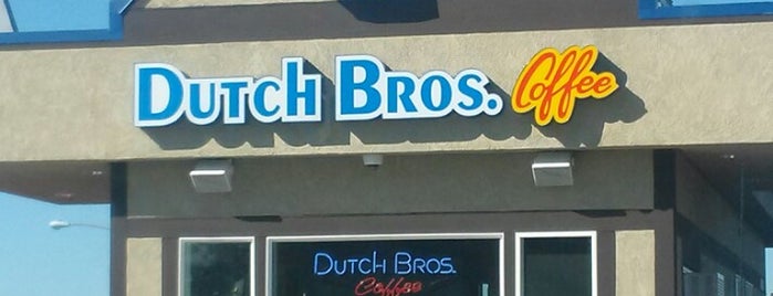 Dutch Bros Coffee is one of Tempat yang Disukai Justin.