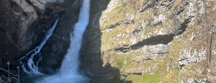 Slap Savica / Savica Waterfall is one of .si.