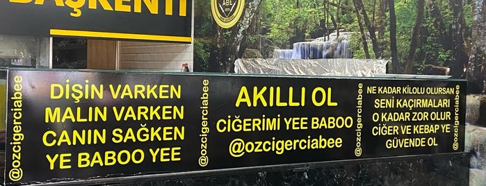Öz Ciğerci Abe is one of İzmir Yemek.
