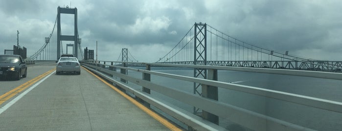 Chesapeake Bay Bridge is one of สถานที่ที่บันทึกไว้ของ Queen.