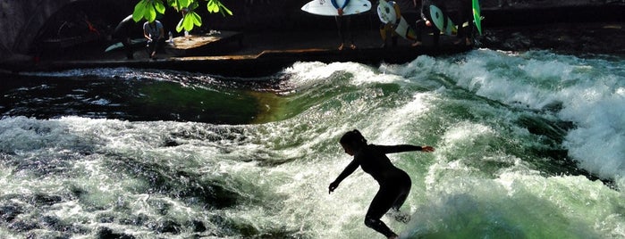 Eisbach Wave is one of Long weekend in Munich.