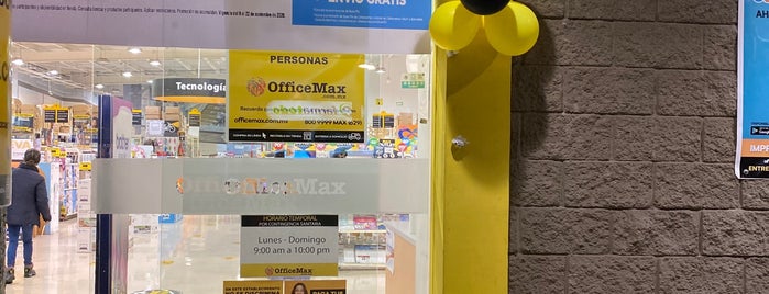 Office Max is one of Tiendas.