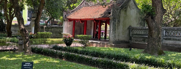 Văn Miếu Quốc Tử Giám (Temple of Literature) is one of Hanoi.