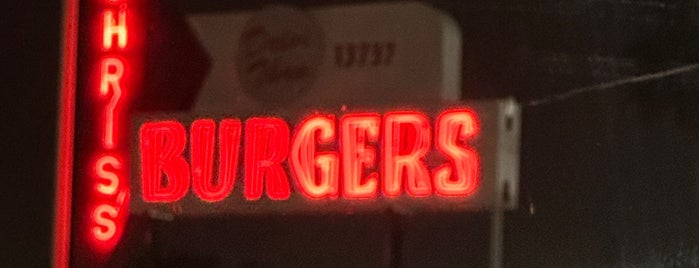 Chris' Burgers is one of Places where I frequent.