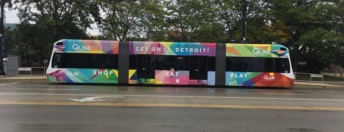 QLINE Mack Ave Station (Northbound) is one of Transit: QLINE Detroit 🚊.