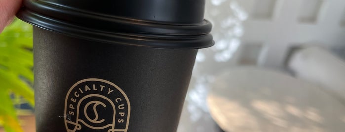 Specialty Cups coffee is one of Riyadh cafes ☕️.
