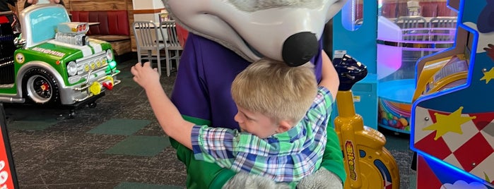 Chuck E. Cheese is one of Favorites.