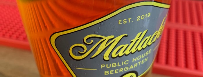 Matlack’s Public House Beergarten is one of boise.