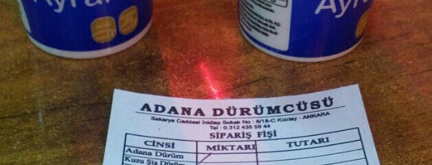 Adana Dürümcüsü is one of สถานที่ที่บันทึกไว้ของ Salih.